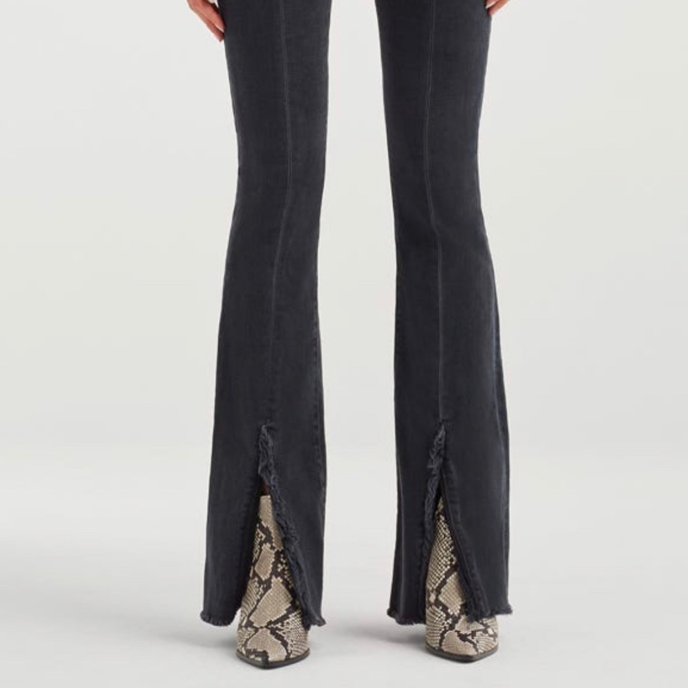 NWT 7 For All Mankind Charcoal Flare Jeans